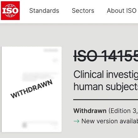医疗器械临床试验的“全球GCP标准” ISO14155: 2026 正式发布