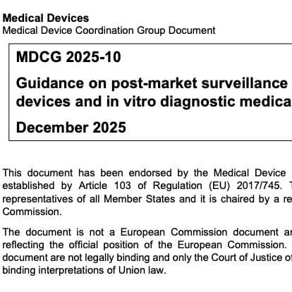 MDCG 2025-10 更新后，企业的 PMS 需要补哪些关键点？